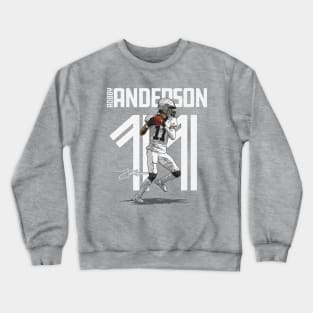 Robby Anderson Carolina Inline Crewneck Sweatshirt